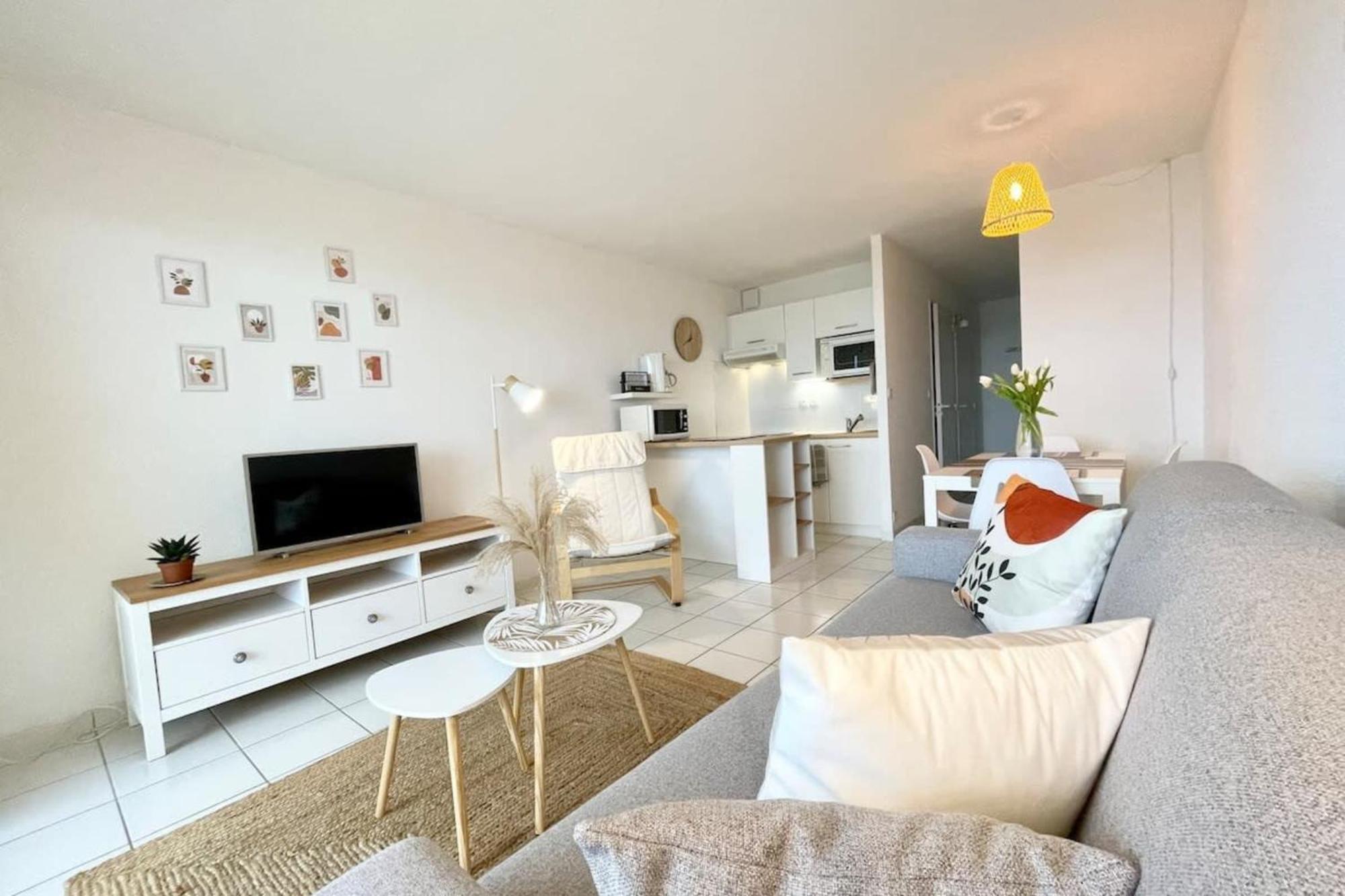 Splendide T2 Archi Cocooning Vue Mer 180 플뢰메르 외부 사진
